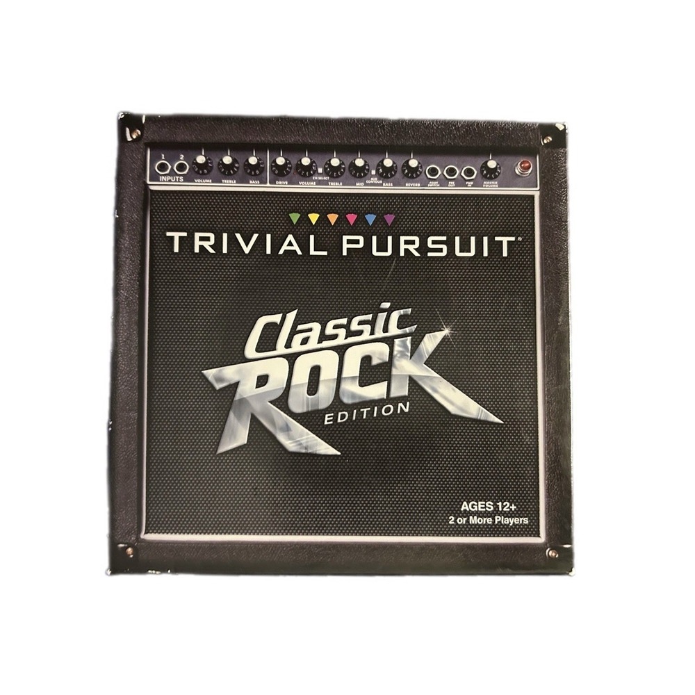 Trivial Pursuit Classic Rock Edition 2015 USAopoly Hasbro CIB Vgc